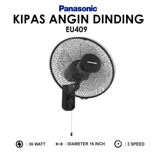 Panasonic Kipas Angin Dinding Tembok Panasonic 16 inch EU 409 EU-409 EU409 Garansi Resmi