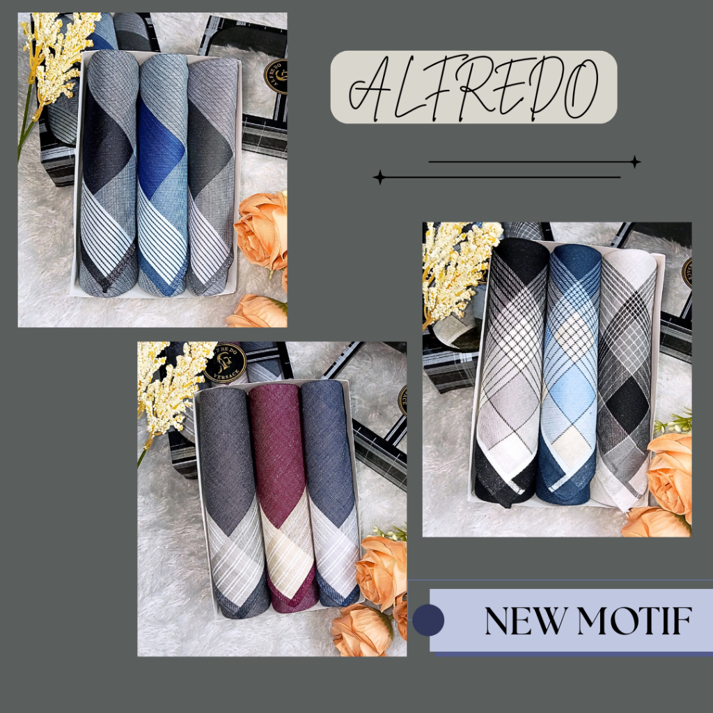 SAPU TANGAN PRIA IMPORT KEMASAN ISI 1 PCS DAN KEMASAN MIKA ISI 3PCS