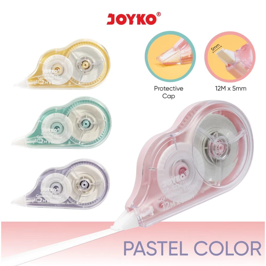 

Joyko - Pita Koreksi Correction Tape CT-522PTL Pastel Color