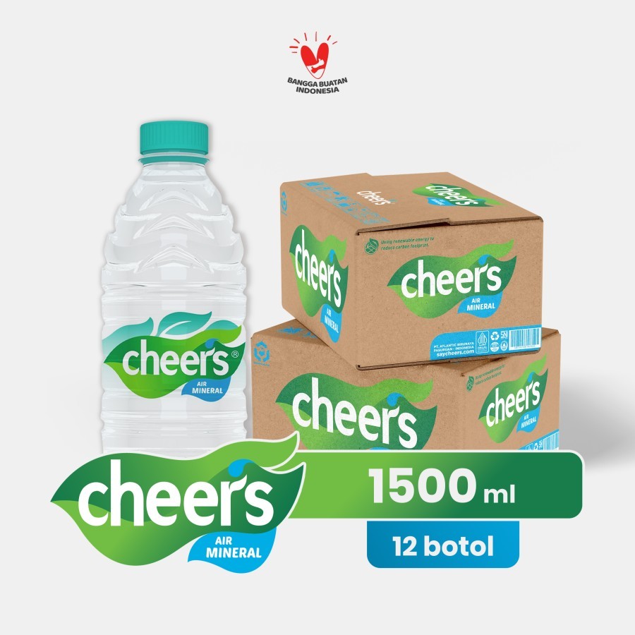 

Air Mineral Botol Cheers Natural Spring Water 1500ml (12 botol)