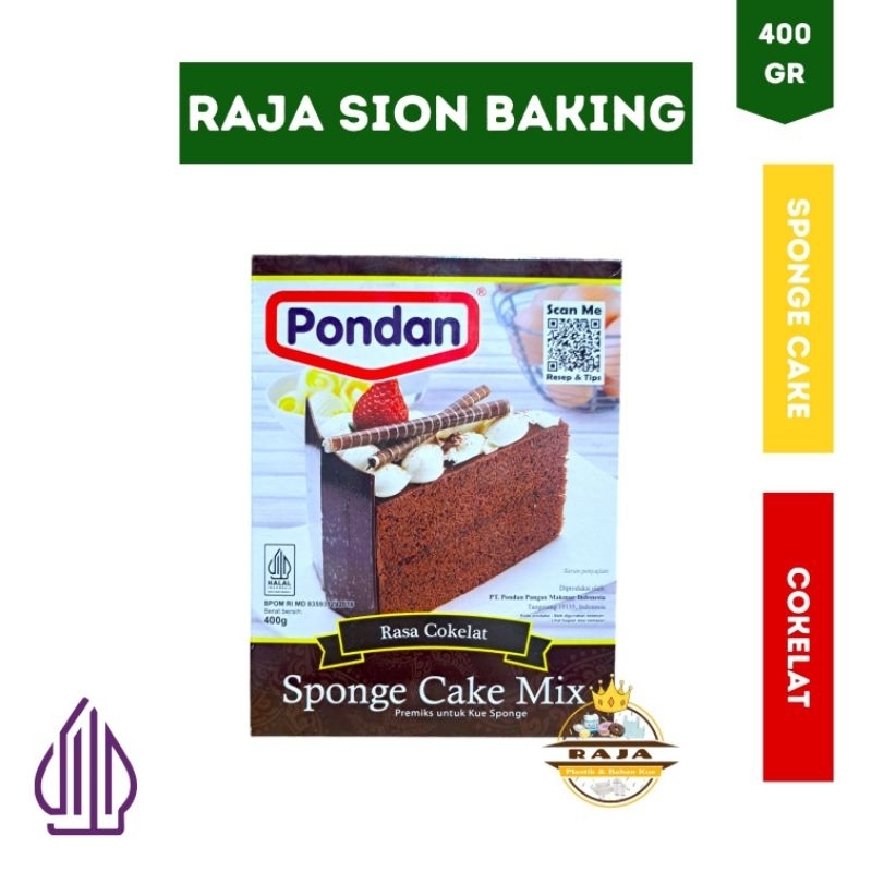 

Pondan Sponge Cake Mix Cokelat 400gr