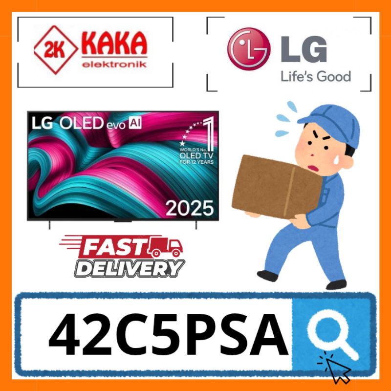 LG 42C5 OLED TV 42 INCH 4K UHD SMART TV EVO AI LG 42C5PSA