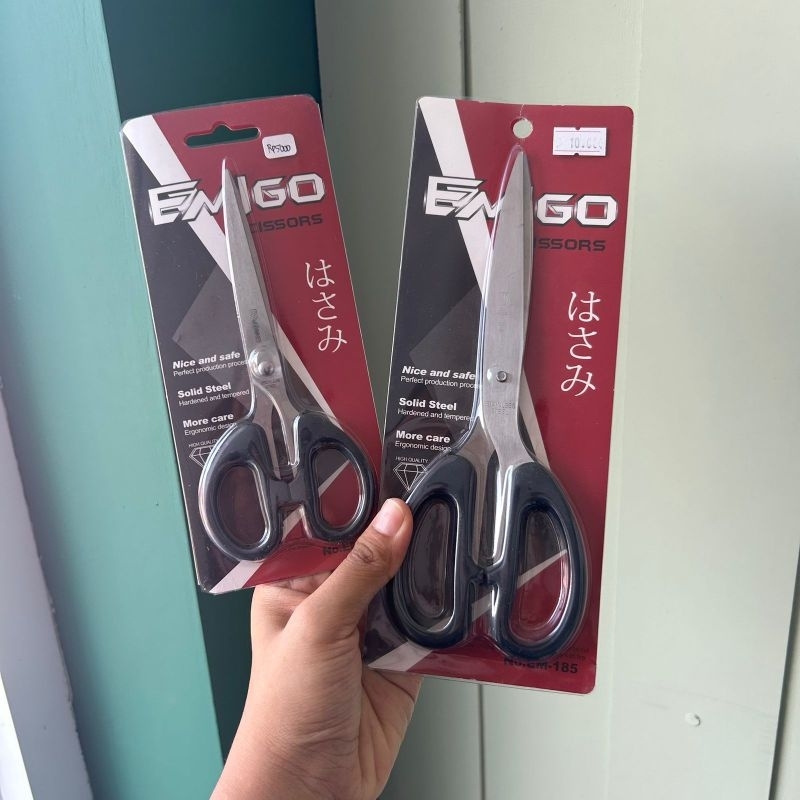 

Muezza - Gunting Kertas Emigo Scissors Stainless Stell
