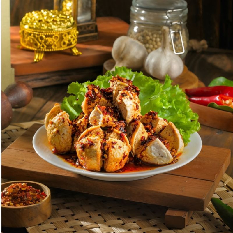 

Basreng ikan mentah isi 6 pcs gratis chili oil