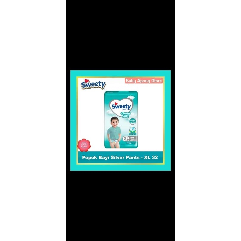 pampers sweety silver pants