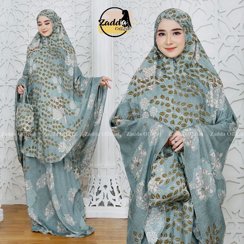 Mukena Dewasa Bali Jumbo Rayon Premium Motif Batik Mewah Adem