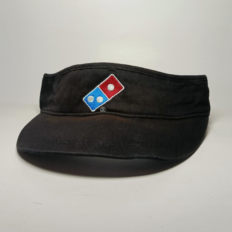 Topi branded topi bolong topi senam logo bordir dadu