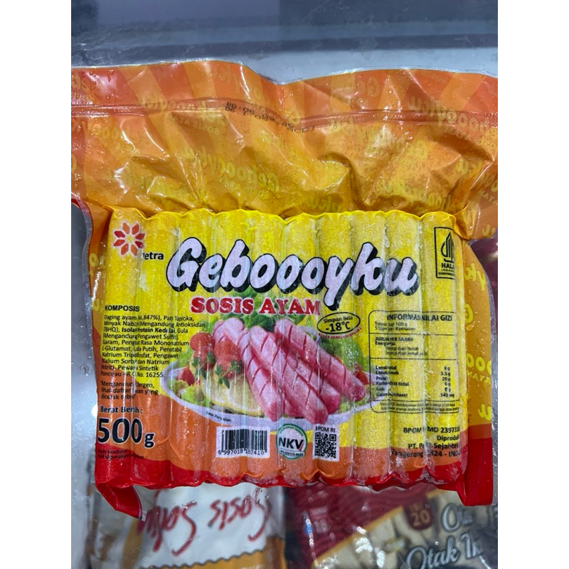 

Sosis Ayam Gebooyku 500 gram