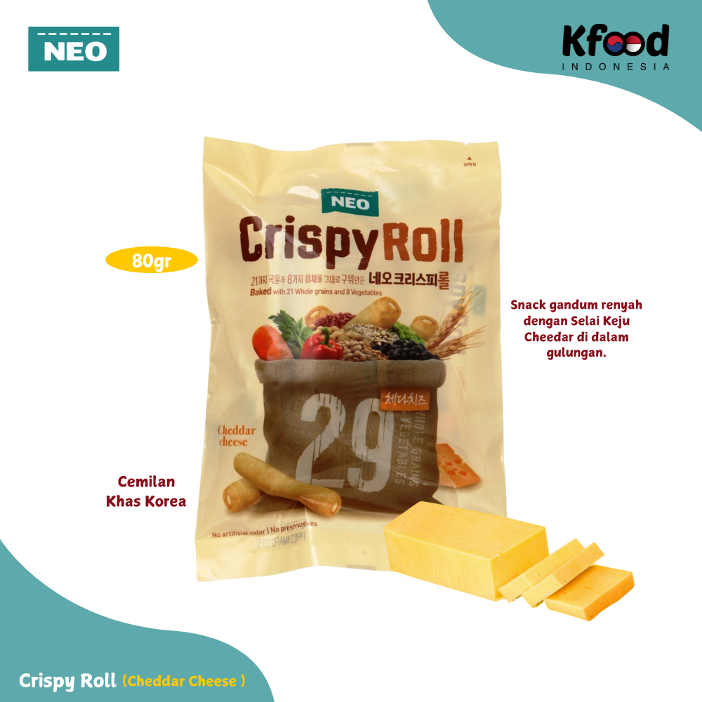 

Kfoodind - Neo Crispy Roll Cheddar Cheese 80gr
