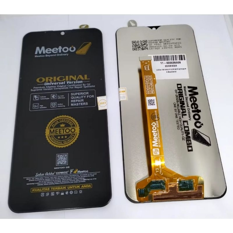 LCD VIVO Y12/Y12i/Y15/Y17 BLACK MEETOO