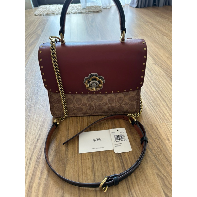 Tas Coach Parker Tan Rust ORIGINAL PRELOVED