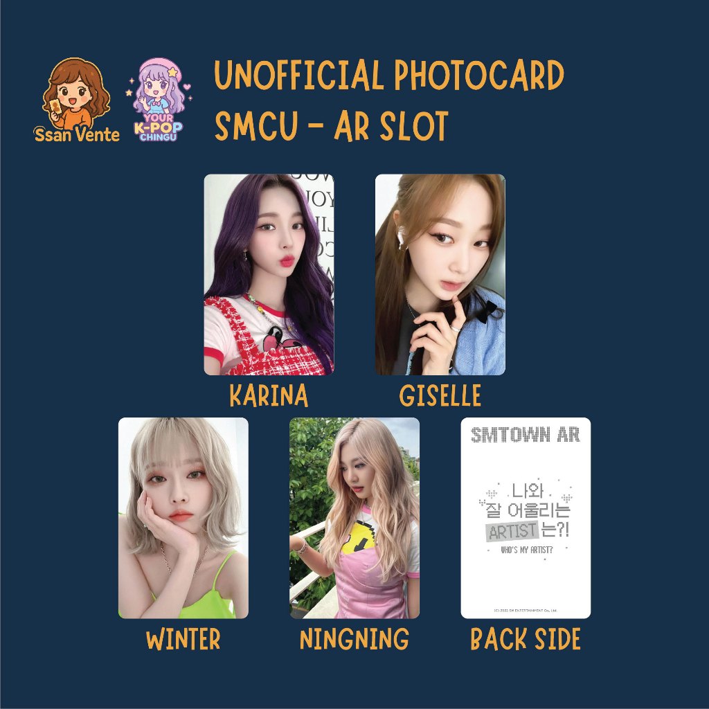 [UNOFFICIAL PHOTOCARD] AESPA - SMCU AR SLOT