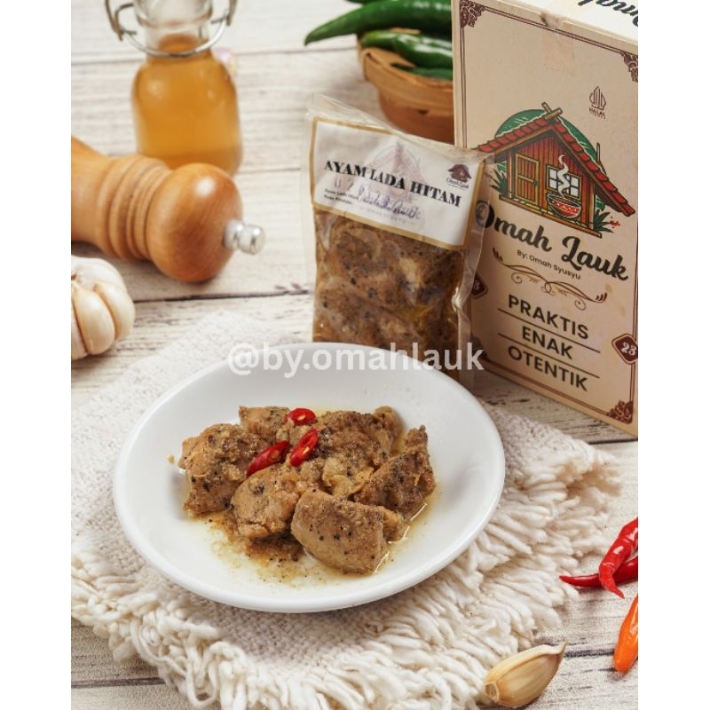 

By Omah Lauk Ayam / Sapi Lada Hitam Siap Makan – Praktis, Tanpa Pengawet, Cocok untuk Perjalanan dan Bekal Kerja, Sekolah, Pondok, Umroh, Haji dan solusi anti laper kapanpun