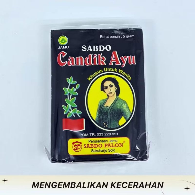 

candik ayu jamu sabdo palon serbuk isi 10 pcs