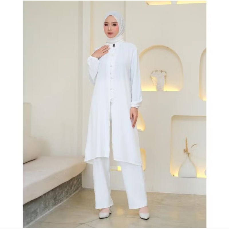 RAISA LONG TUNIK -Long  Tunik Rayon Twill
