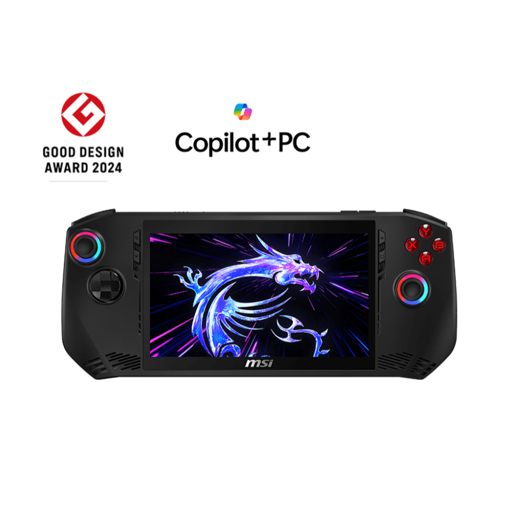 MSI Claw 7 AI+ A2VM - Konsol Game Portable 7 Inci Hitam dengan Intel Core Ultra
