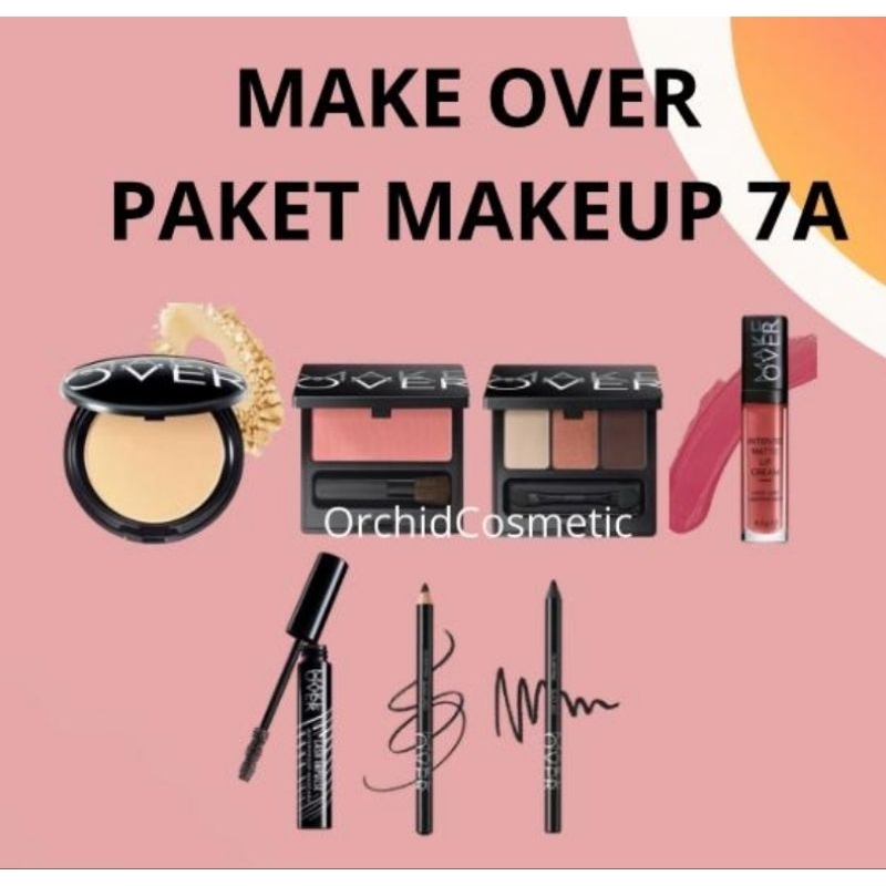 Make Over Paket Makeup 7A / Paket Makeup Seserahan Pernikahan Hadiah Makeup Kosmetik