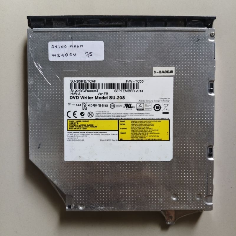 PROMOO   DVD RW DVD Room leptop Notebook Axioo Neon RNE W540EU model SU-208  cabutan normal jos ya s