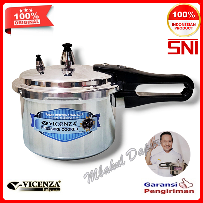 HR14 Panci Presto Pressure Cooker Presto Vicenza Tanpa Sarangan 3 Liter V 318