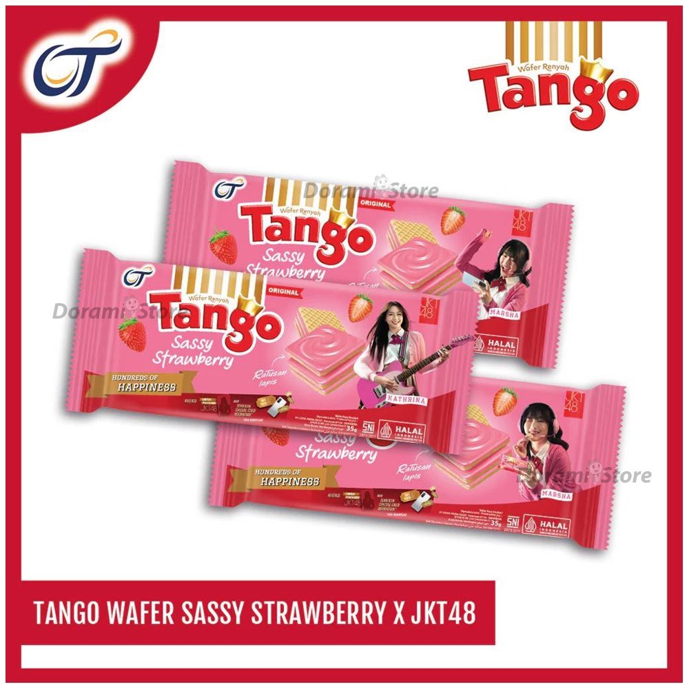 

Tango Wafer Bite 10x35gr / Cemilan Wafer Praktis