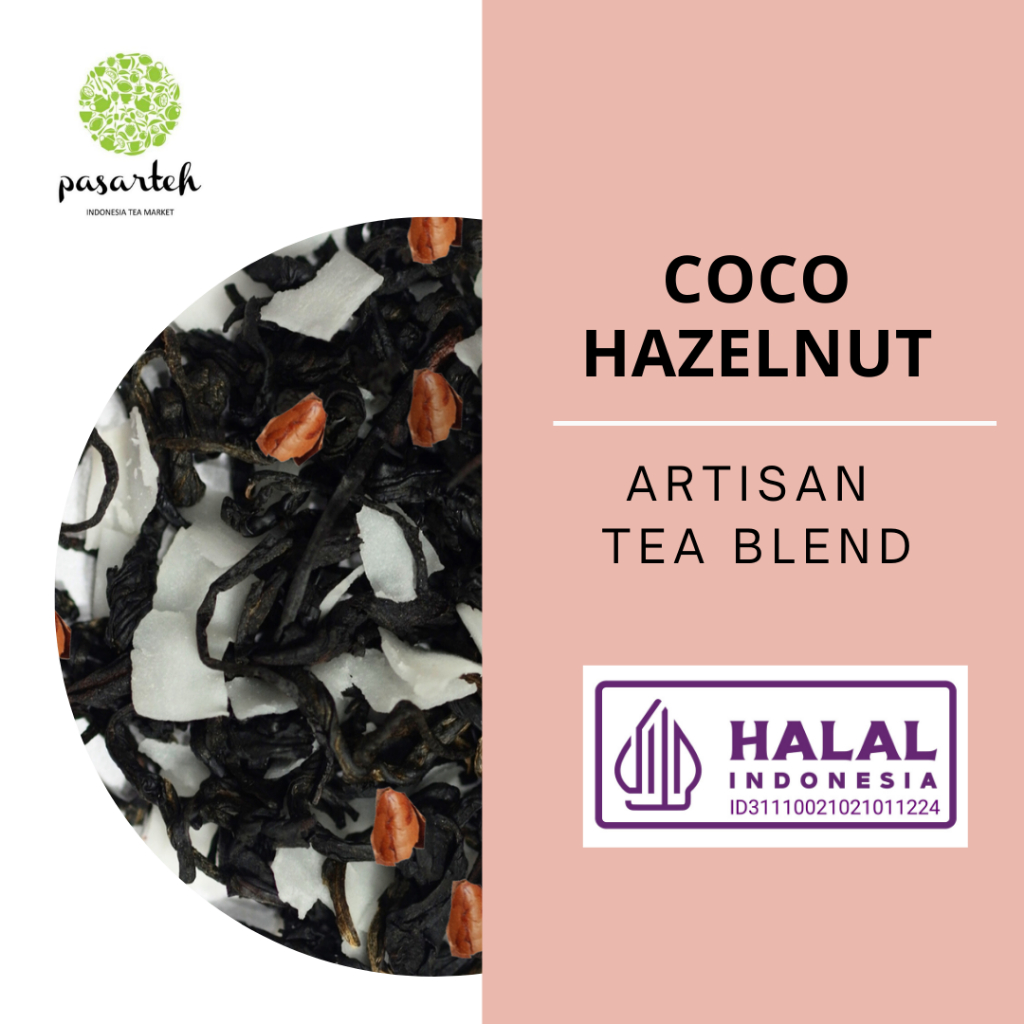 

[ pasarteh ] Coco hazelnut Tea | Artisan Tea | Tea Blend | Teh Cokelat | Creamy Tea