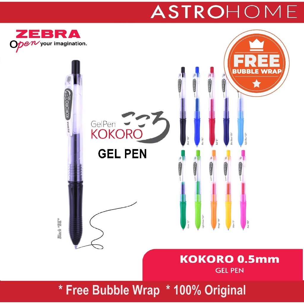 

Pulpen Cetek Ballpoint Bolpoin Pen Zebra Kokoro Gel Pen Ink Ballpen 0.5 mm