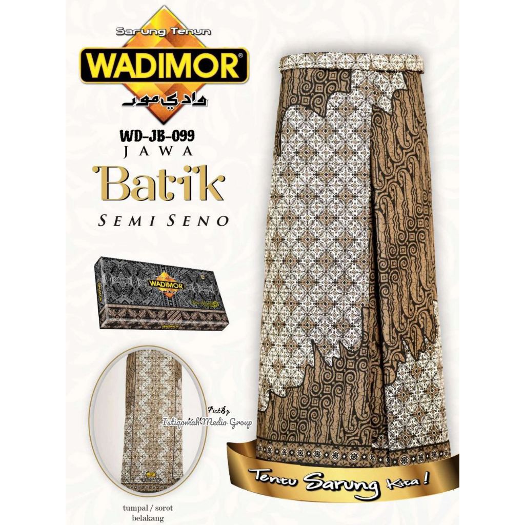 Sarung Batik Pria Dewasa / MOTIF WADIMOR JAWA
