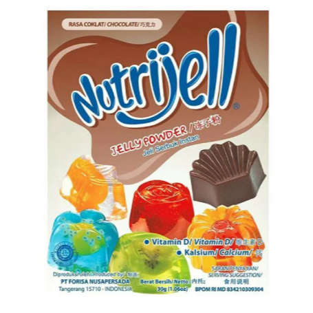 

NUTRIJELL CHOCOLATE 30GR