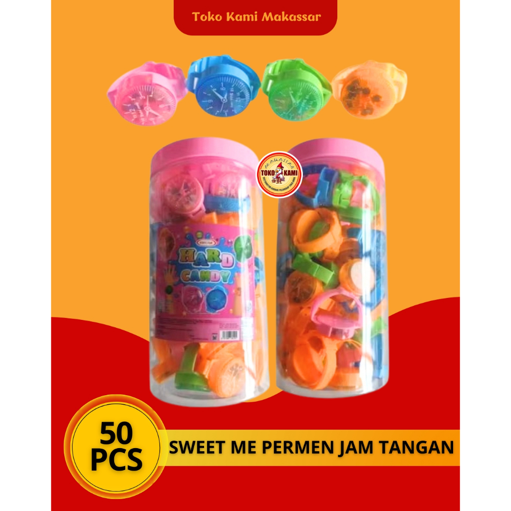 

SWEET ME PERMEN JAM TANGAN TOPLES ISI 50