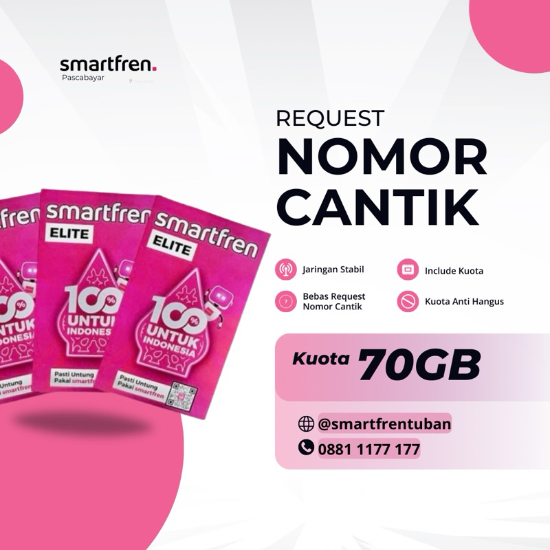 KARTU PERDANA SMARTFREN | ESIM SMARTFREN | NOMOR CANTIK SMARTFREN | REQUEST NOMOR SMARTFREN | CUSTOM