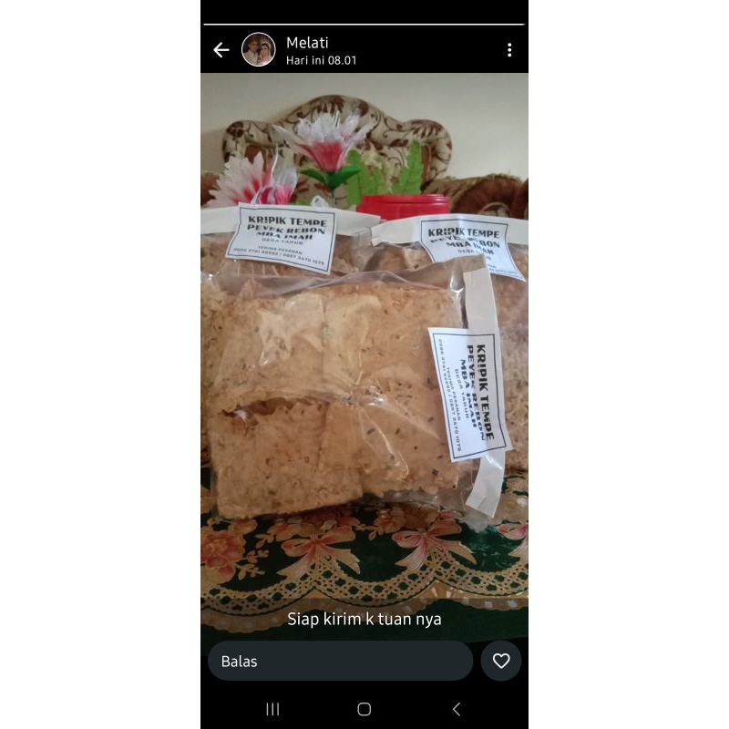 

kripik tempe mb imah 250 gr
