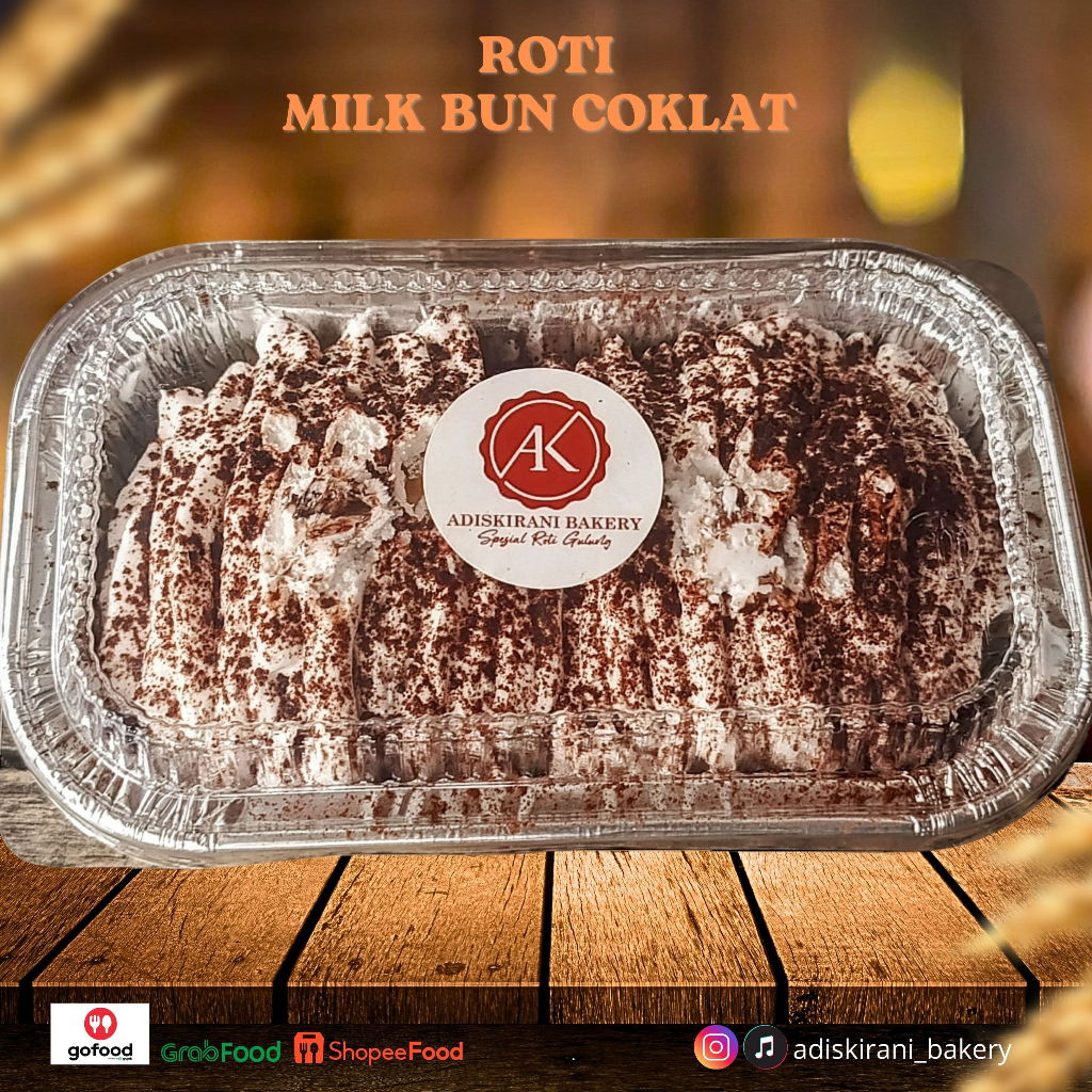 

Roti Milk Bun Chocolate Ukuran Kecil