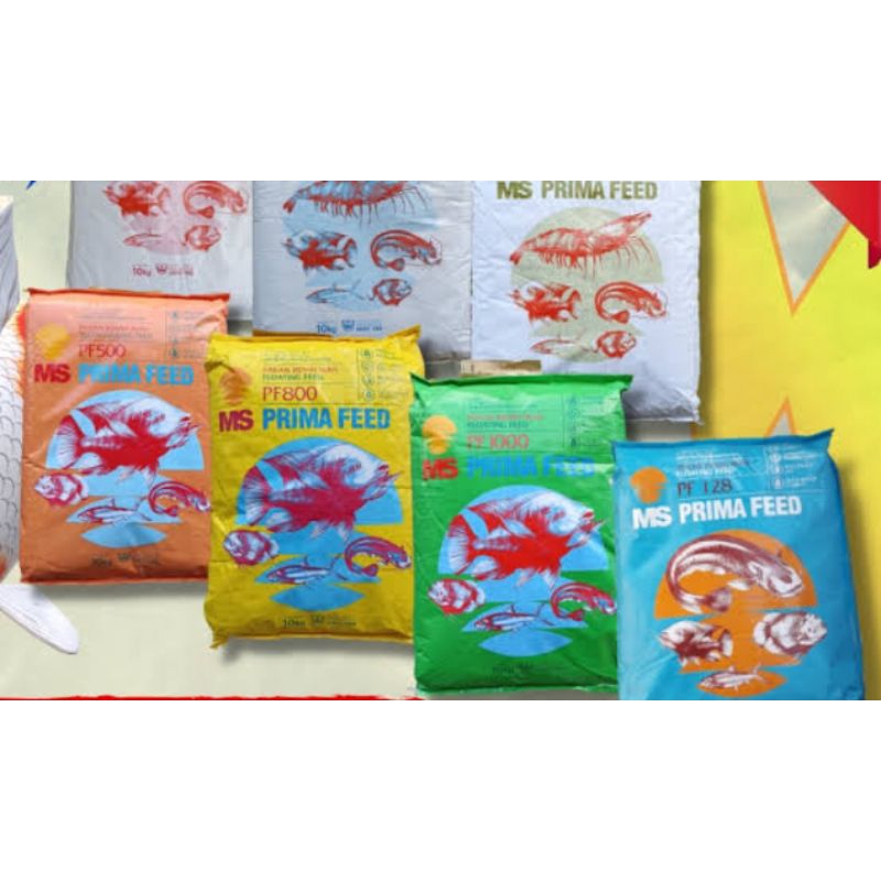 MS PRIMA FEED 500/800/1000 PF PAKN IKAN BIBIT NILA GUPPY CUPANG GURAMI IKAN 500gram