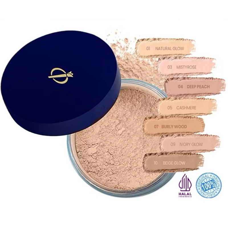 inez face powder bedak tabur natural