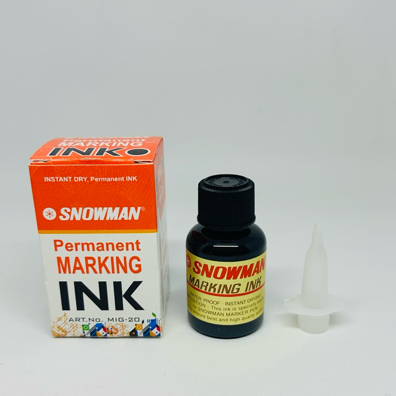 

Refill Tinta Spidol Permanent Snowman Warna Hitam