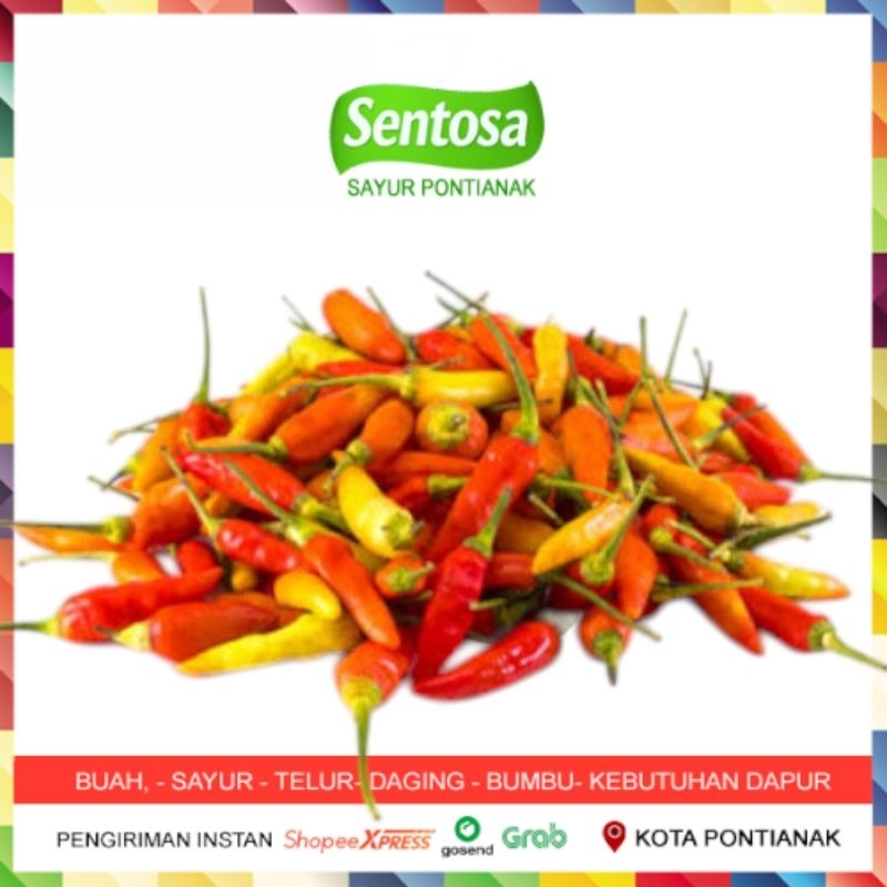 

Cabe Rawit Cabe Merah 50 gram 100 gram Pengiriman Instan Sentosa Sayur Pontianak