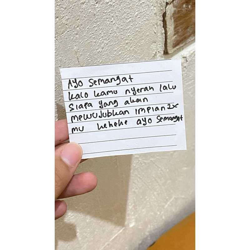 

jual kata” di kertas kecil hehe