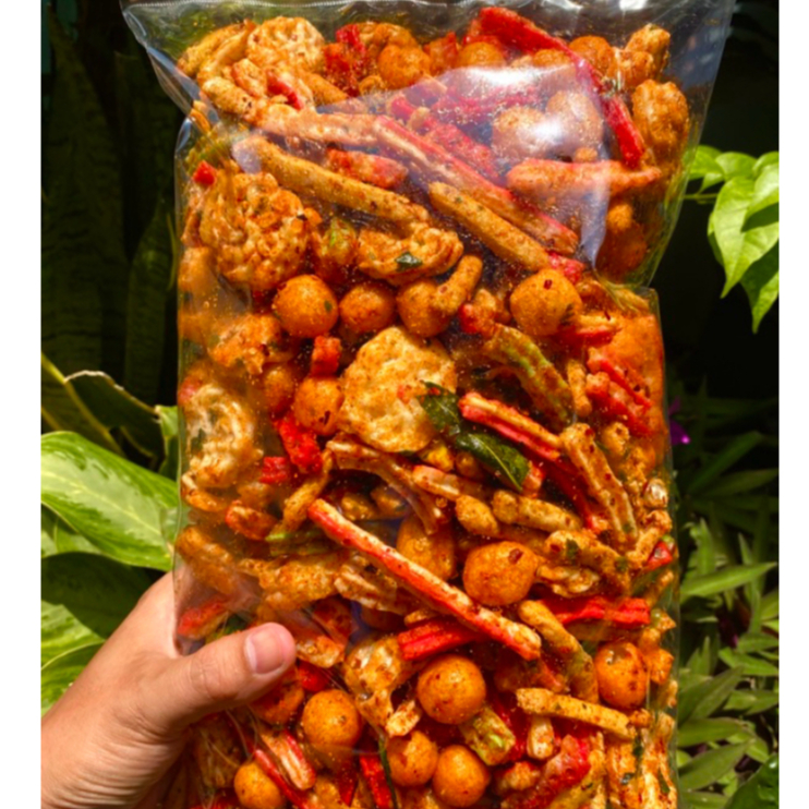 

Kerupuk Seblak Mix Pedas 1kg – Kombo Pedas Daun Jeruk yang Siap Goyang Lidah!