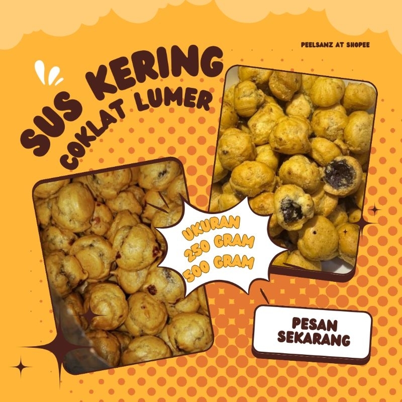 

SOES KERING ISI COKLAT LUMER RENYAH ENAK