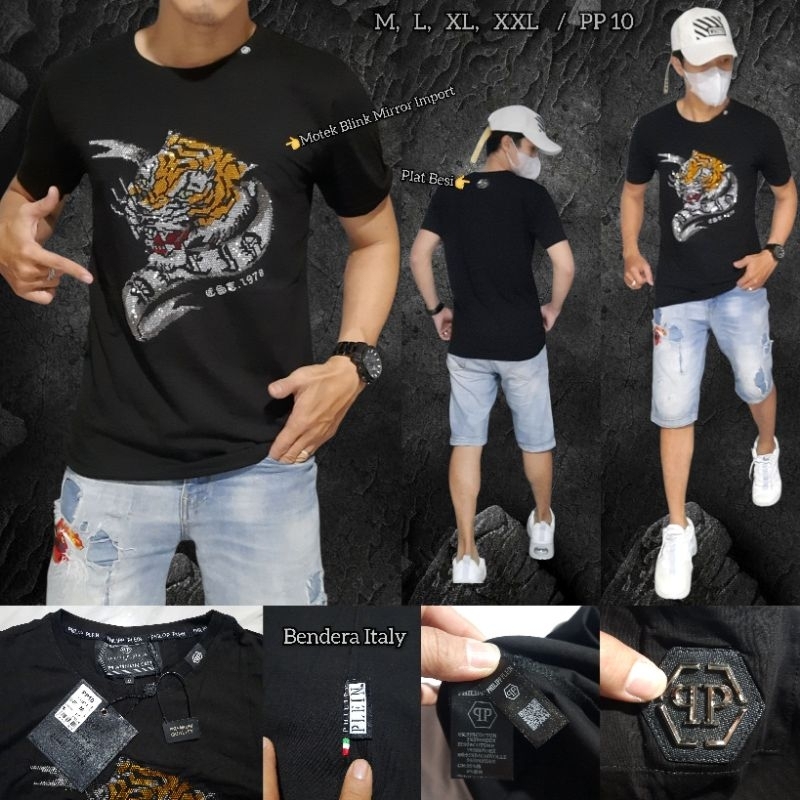 kaos unisex kaos PP Mirror import (Realpict100%) bahan kaos Tshirt super halus adem nyaman di pakai