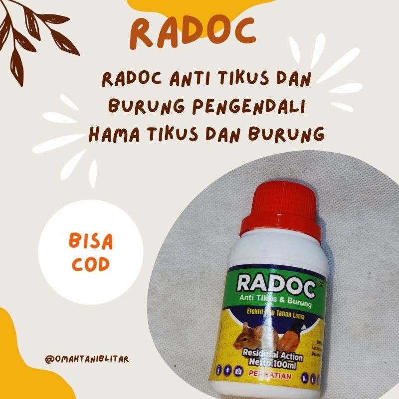 RADOC PENGUSIR TIKUS DAN BURUNG 100ML