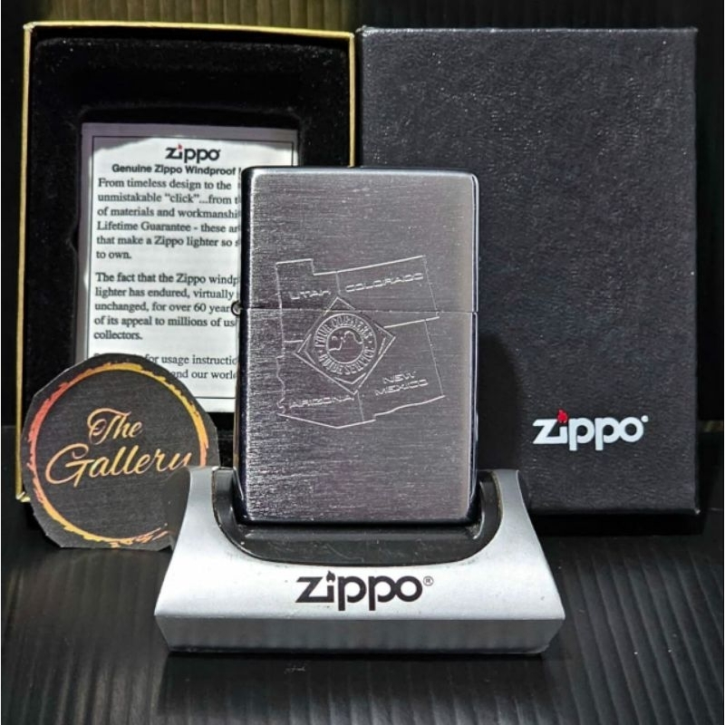 ⭐️⭐️⭐️⭐️⭐️ ORIGINAL ZIPPO OFFICIAL MRLBRO FOUR CORNER VINTAGE PAT TAHUN 2000 / XVI VERY RARE