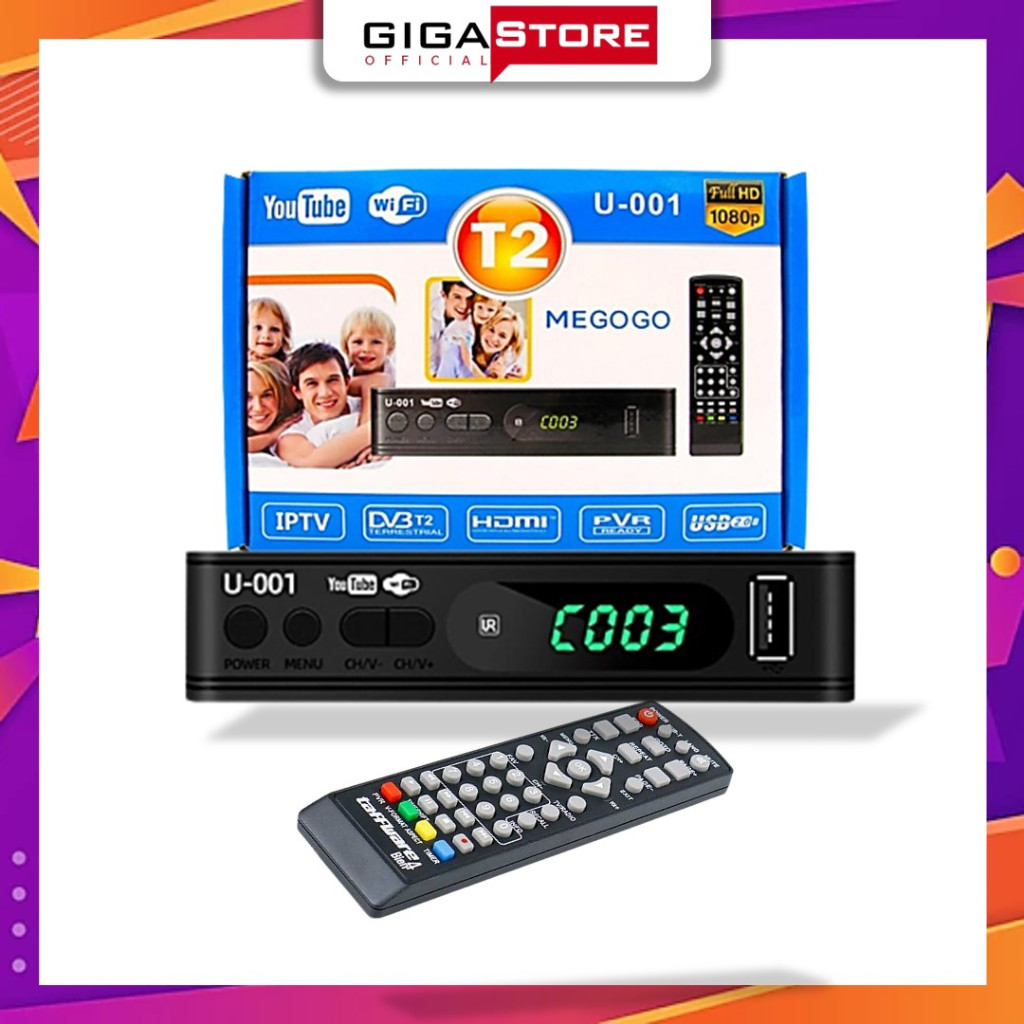 Set Top Box Penerima Siaran TV Digital Setop Box Alat STB Penangkap Siaran Bisa TV Tabung Digital Le