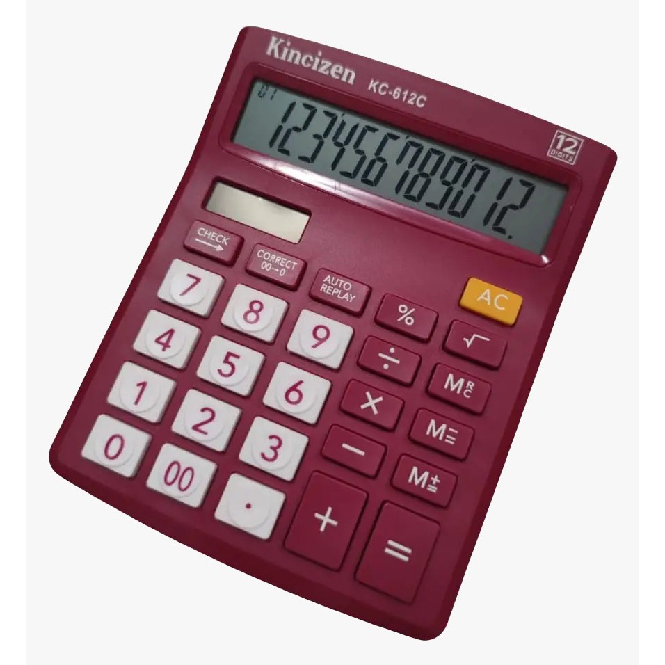 

Kalkulator 12 Digit KC 612c - Check and Correct - Kalkulator Warung Serba Guna