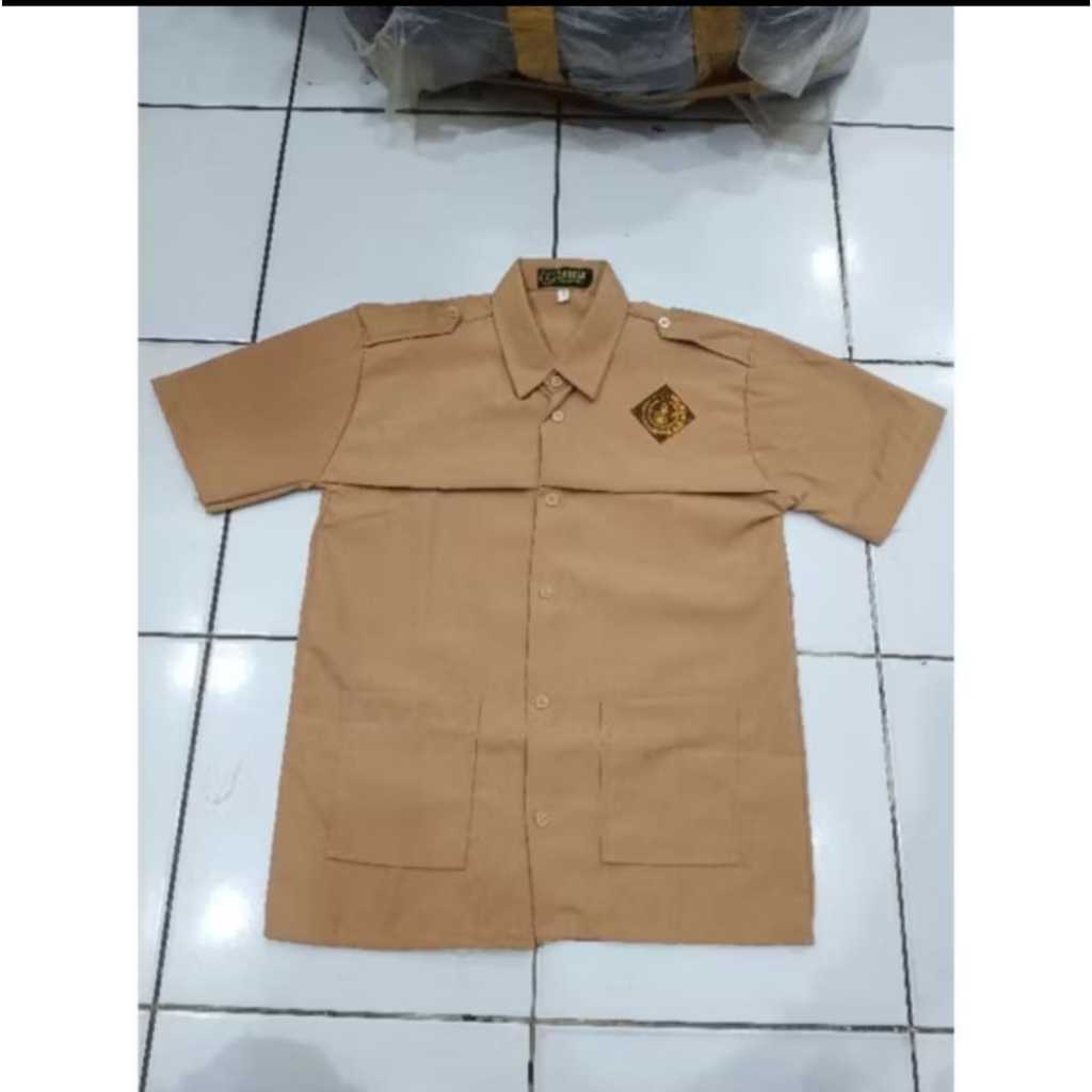Baju Pramuka Perempuan Pendek / Baju Pramuka Perempuan SD - SMP - SMA Lengan Pendek