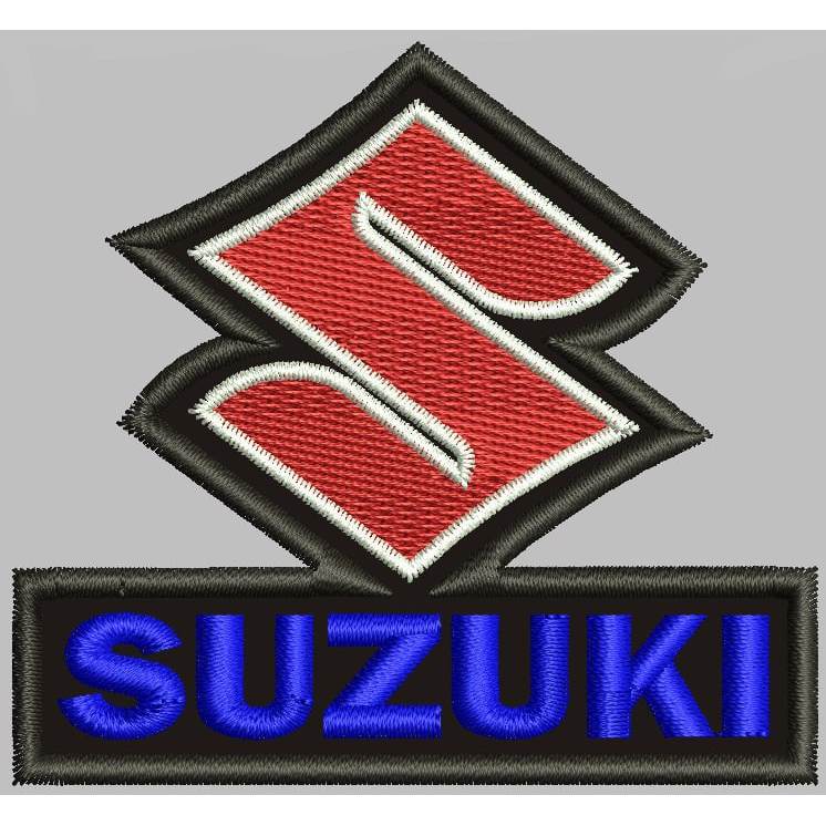 SUZUKI LOGO A-A631 PATCH BORDIR LOGO EMBLEM EMBROIDERY RBC