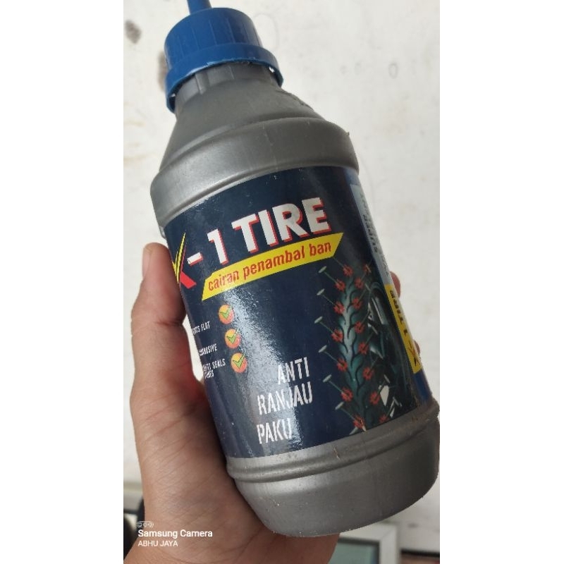 X 1 tire cairan tambal ban tubles