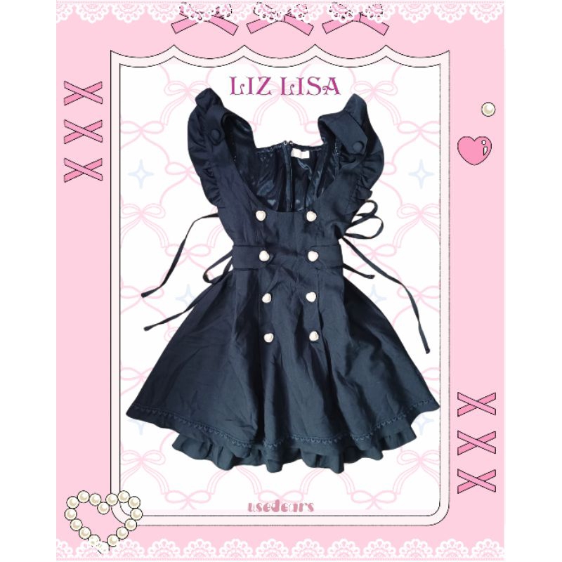 liz lisa black jumpsuit