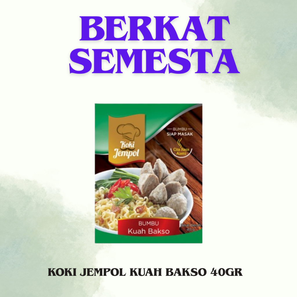 

Koki Jempol Bumbu Kuah Bakso