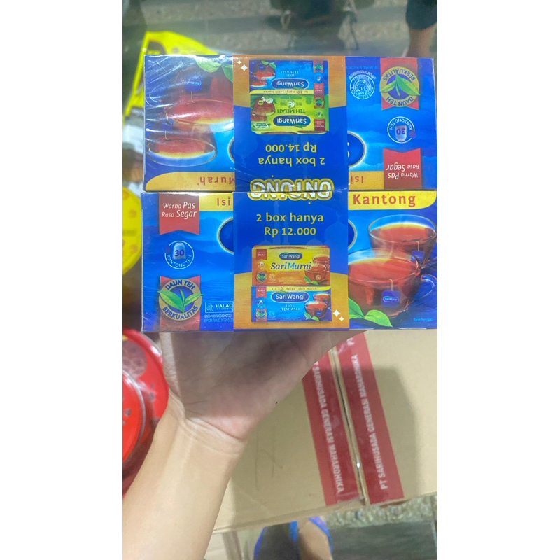 

TEH CELUP SARIWANGI 2 BOX